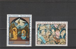 French Polynesia  Scott#  C78-C82  MNH  (1971 Paintings)