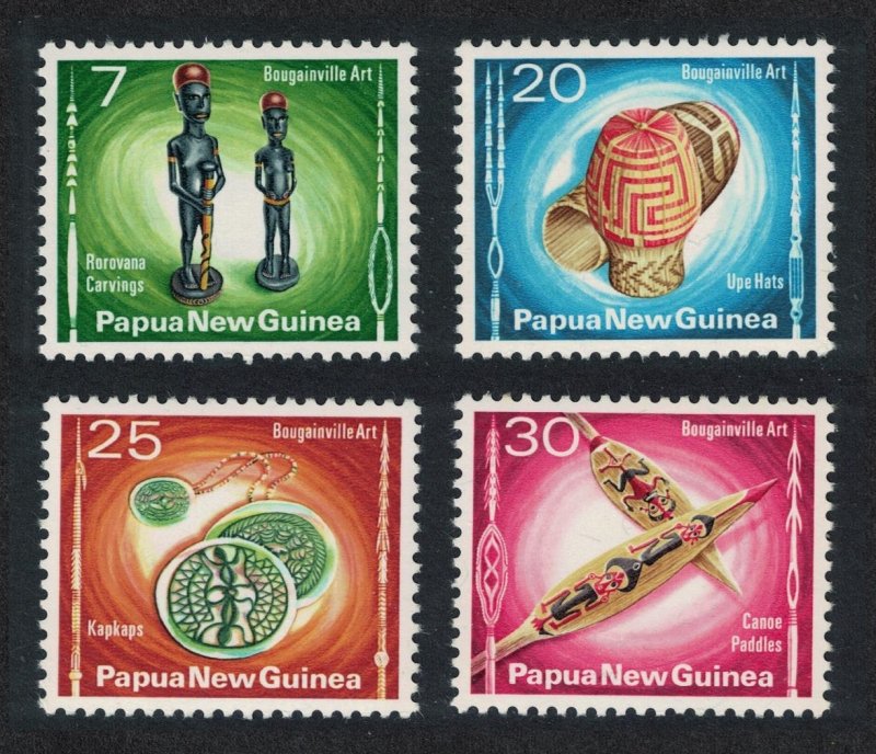 Papua NG Bougainville Art 4v 1976 MNH SC#429-432 SG#301-304 MI#302-305