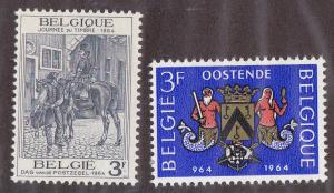 Belgium # 609 & 610, Mint Never Hinged Sets