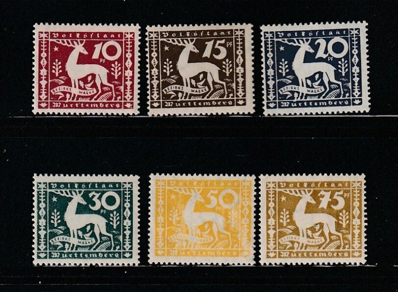 Wurttemberg O53-O58 Set MH Animals (A)