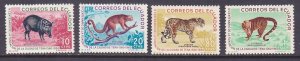 Ecuador 676-79 MNH OG 1961 Various Local Animals Full Set of 4