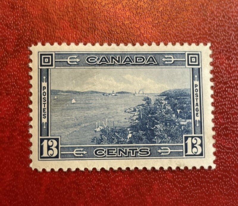 1937 Canada Stamp #242, 13c Halifax Harbour  MH