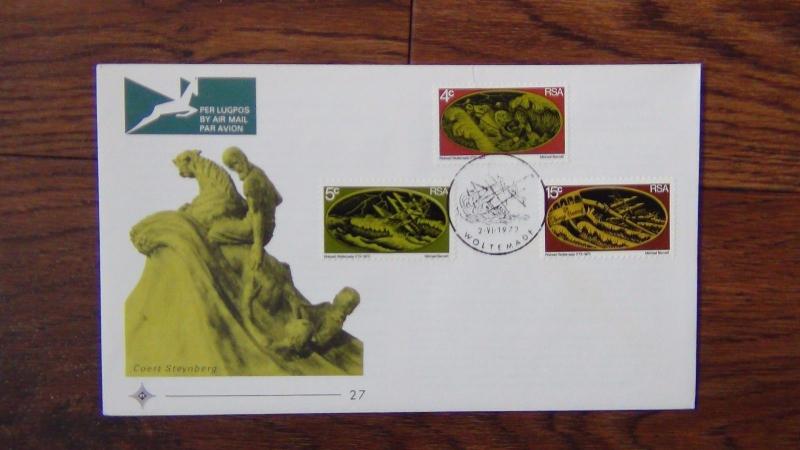 South Africa 1973 Bicentenary of Rescue set on First Day Cover 