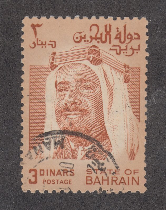 Bahrain Sc 240 used 1980 3d Sheik Isa, top value to set