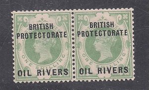 NIGER COAST PROT. SC# 6  PAIR   VF/MOG