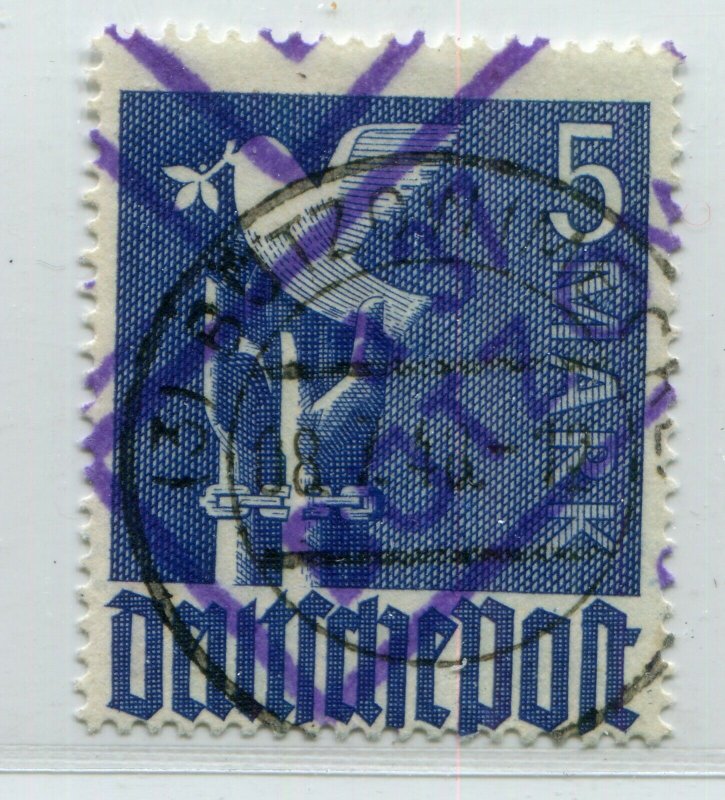 GERMANY SOVIET ZONE HOP BEZIRKSHANDSTEMPEL BEZIRK 37 II d VIII VF USED 129