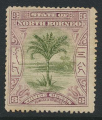 North Borneo  SG 96a   MH   perf 15 please see scan & details