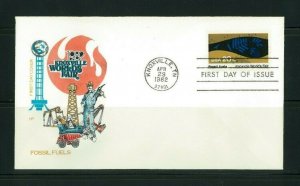 US 1982 Farnam FDC Knoxville World's Fair Fossil Fuels, Scott 2009