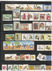 AUSTRALIA COLLECTION ON STOCK SHEET MINT/USED