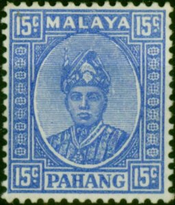 Pahang 1941 15c Ultramarine SG39 Fine MM