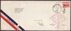 C33 Route AM25 first flight cover