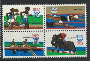 US Scott 1794a! Block of 4! MNH!