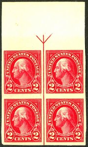 U.S. #577 MINT ARROW BLOCK OF 4 OG NH