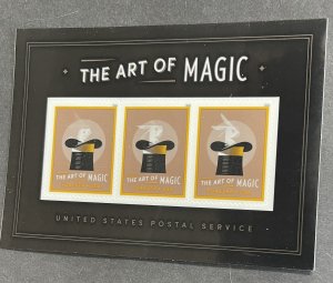 US 2018 The Art of Magic #5306 sou sheet of 3 Mint