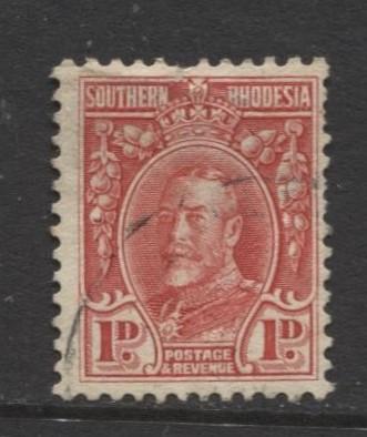 Southern Rhodesia- Scott 17 - KGV - Definitives  -1931 - FU - Single 1d Stamp