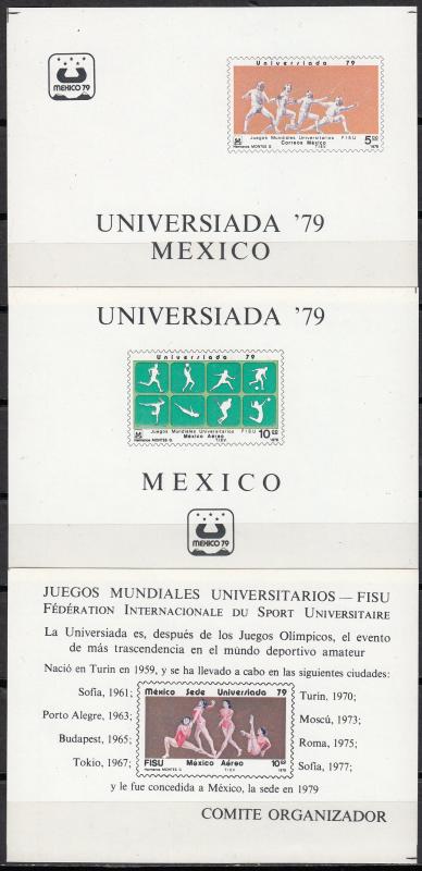 Mexico - 1979 Universiada '79 sport bloc - (1500)