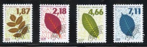 France 2517-20 MNH 1996 Precancel Leaf Set