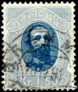 Norway #33  Used - King Oscar II (1933)