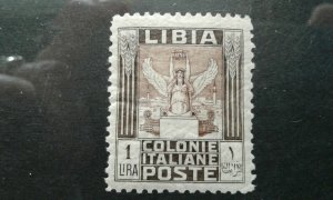 Libya #58a mint hinged perf 11 e1912.6018