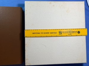 Kolomon Handler Sheet Binder & Slipcase + 35 pp - 12x12x2.5 in - SUPERB as shown