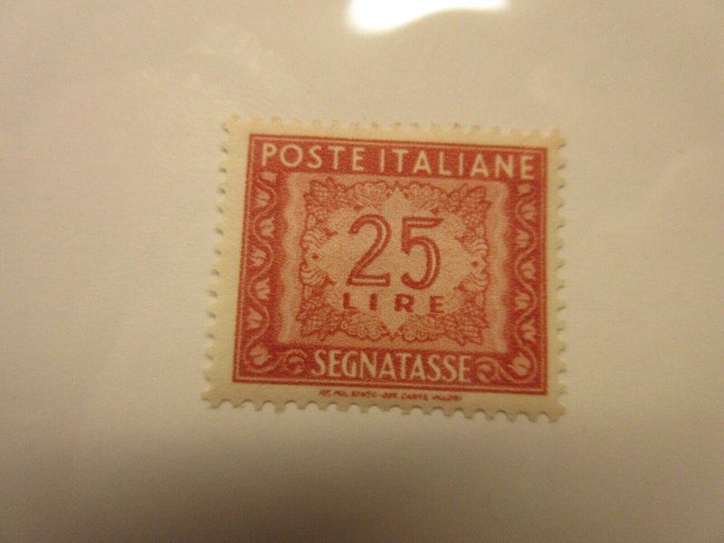 ITALY Scott, J75, MINT LIGHTLY HINGED, Lot18, Cat $30