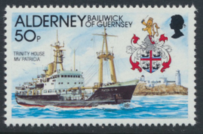 Alderney  SG A51  SC# 64  Ships  MNH  see scan