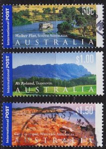 AUSTRALIEN AUSTRALIA [2002] MiNr 2133-35 ( O/used ) Landschaft