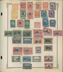 1878-1956 Panama Postage Stamp Collection on Album Pages Catalog Value $753