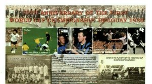 Palau 2005 - World Cup Soccer Football - Sheet of 3 Stamps - Scott #838 - MNH