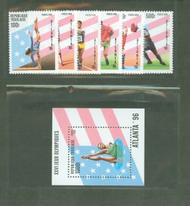 Togo #1695-1701 Mint (NH) Single (Complete Set) (Olympics) (Sports)