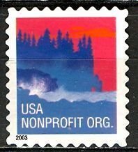 USA; 2003: Sc. # 3785: Used Perf. 9 1/2 x 10 Single Stamp > Dark 2003