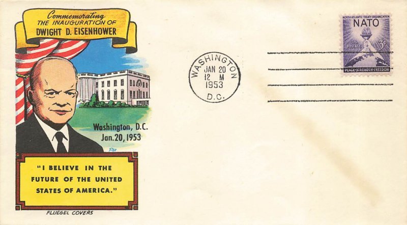 DWIGHT D. EISENHOWER INAUGURATION 1953 - Fluegel cover