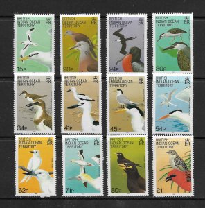 BIRDS - BRITISH INDIAN OCEAN TERRITORY #94-105   MNH