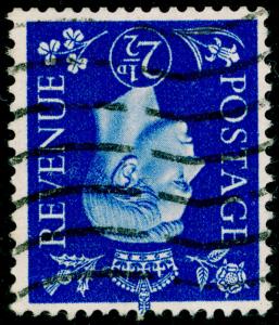 SG466Wi, 2½d ultramarine, FINE USED. Cat £22. WMK INV 