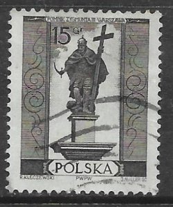 Poland 675: 1.55z Sigismund III, used, F-VF