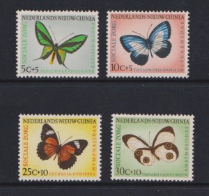 Netherlands  New Guinea  #B23-B26  MNH 1960 butterflies