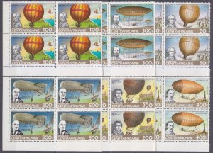 1983 Central African Republic 975VB-980VB Zeppelins 72,00 €