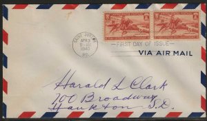 #894 FDC ST. JOSEPH MO. Pony Express 80th Anniversary Cachet (A780)