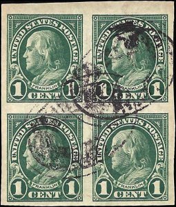 575 Used... Block of 4... SCV $27.50