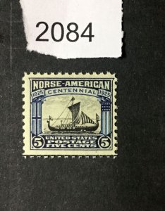 MOMEN: US STAMPS #621 MINT OG NH LOT #2084