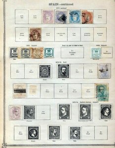 SPAIN 1853/1910 M&U on 8 Sides (Appx 80+Items) (RK254