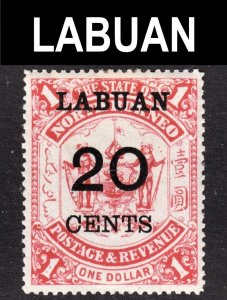 Labuan Scott 60 VF+ mint OG HH.  FREE...