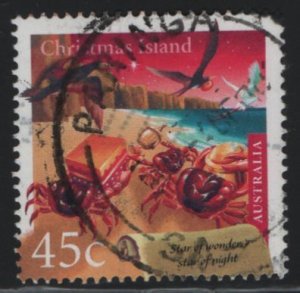 Christmas Island 2000 used Sc 429 45c Star of wonder, star of night - Christmas