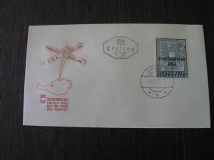 AUSTRIA 604 FIRST DAY COVER FDC  