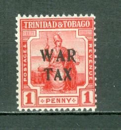 TRINIDAD & TOBAGO 1917 WAR TAX #MR3 MNH...$4.50