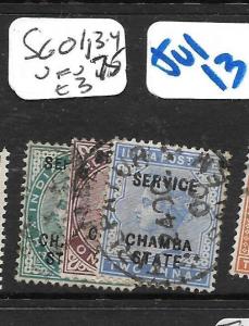 INDIA  CHAMBA (PP3108B) QV  SERVICE SGO1, 3-4  VFU