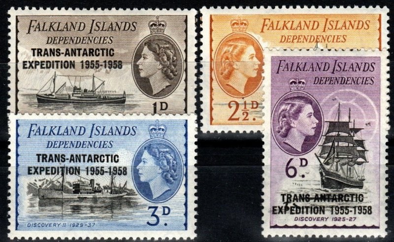 Falkland Islands #1L34-7 F-VF Unused (X1331)