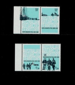 Australian Antarctic Territory: 2009, Centenary South Magnetic Pole   MNH Set