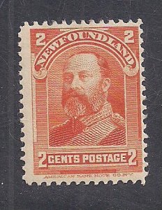 NEWFOUNDLAND  SC# 81  F/MOG