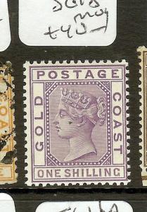 GOLD COAST  (B0402) QV    1/-  SG18  MOG